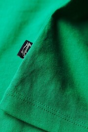 Superdry Green Essential Logo Retro T-Shirt - Image 5 of 6