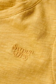 Superdry Yellow Scoop Neck Tank - Image 6 of 6