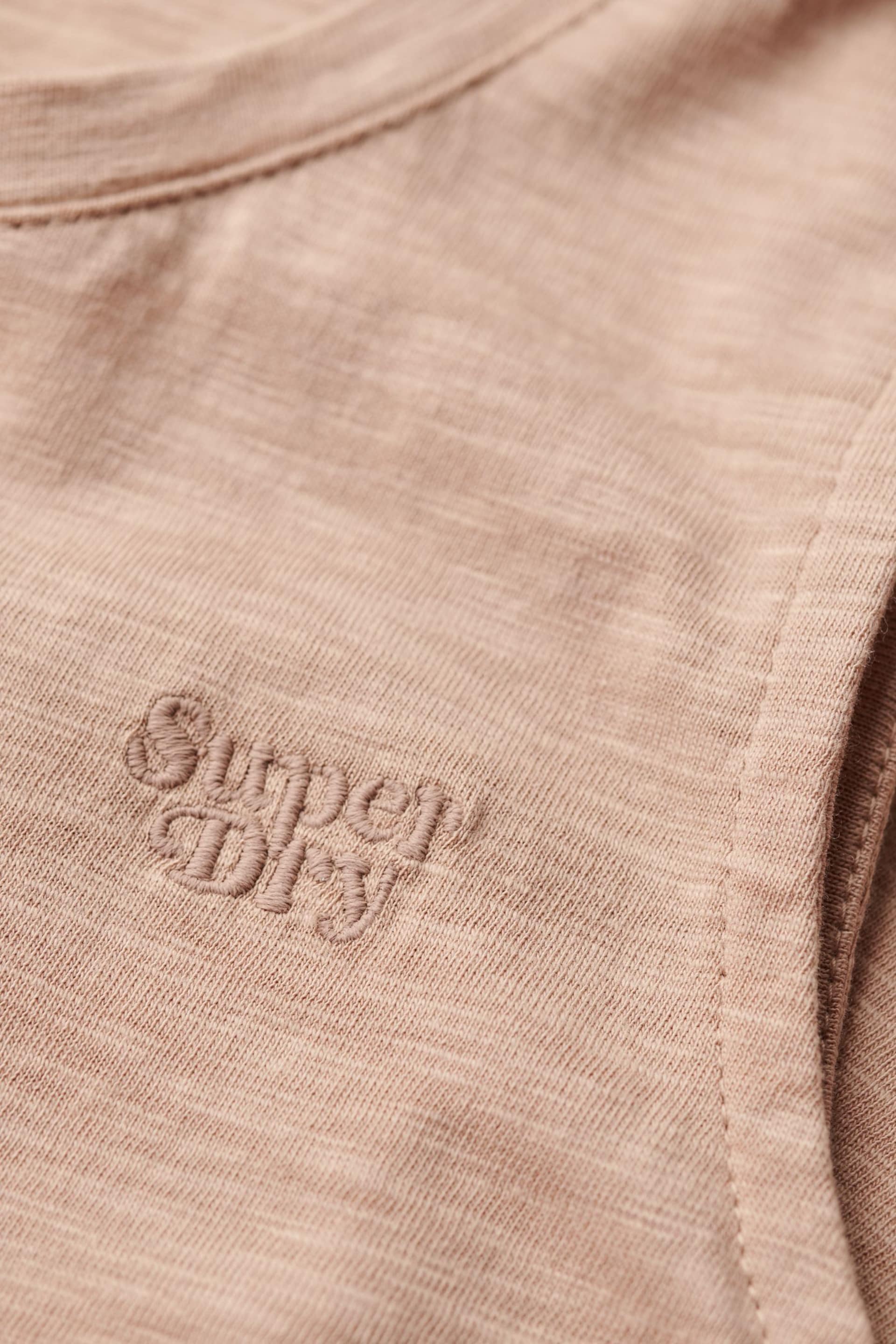 Superdry Cream Scoop Neck Tank - Image 4 of 5