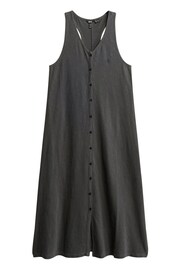 Superdry Beach Black Jersey Vest Midi Dress - Image 5 of 5