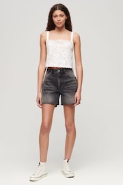 Superdry White Ibiza Embroidered Cami Top - Image 3 of 4