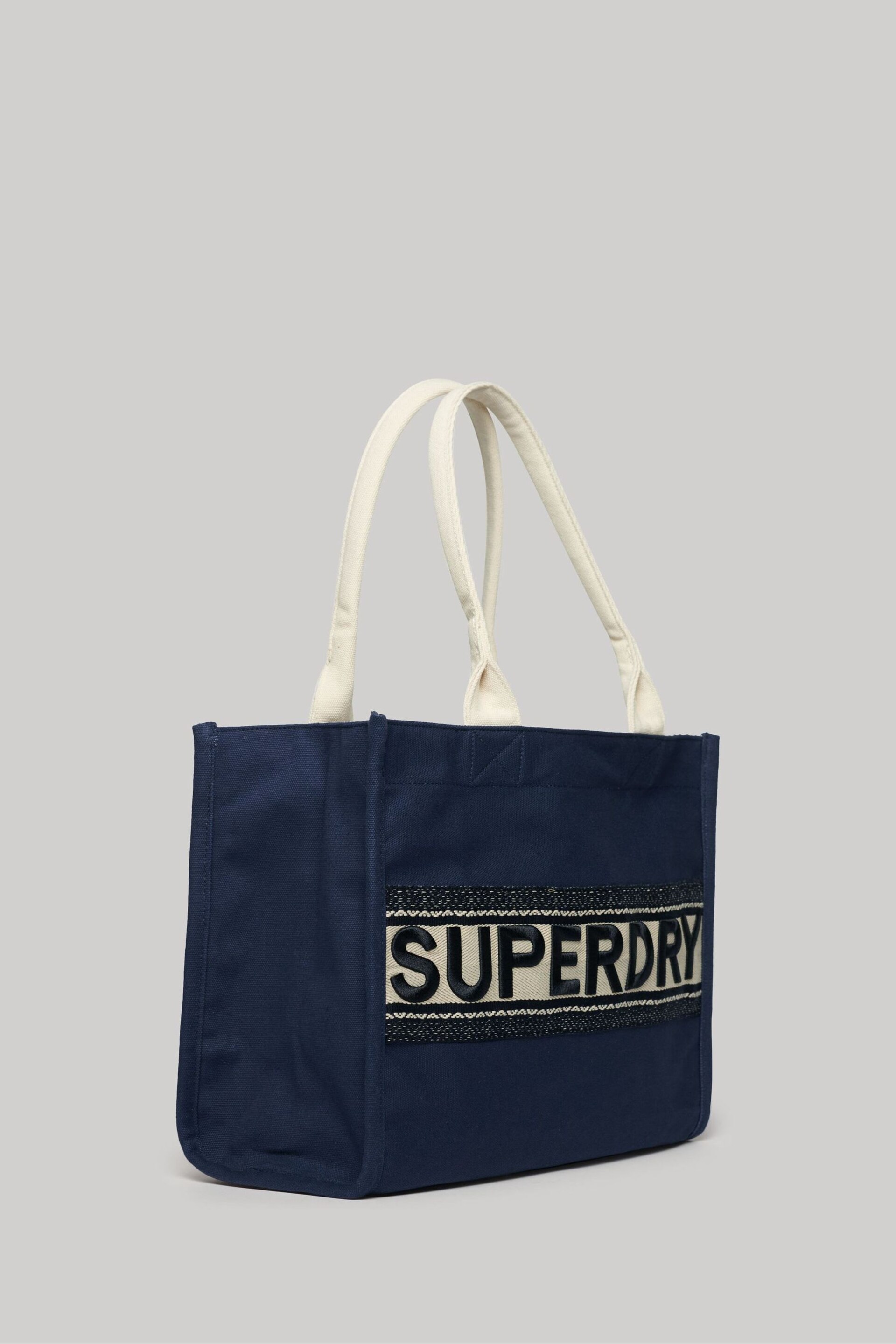 Superdry Blue Luxi Tote Bag - Image 3 of 4