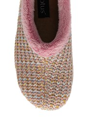 Lotus Pink Knitted Flat Slippers - Image 4 of 4