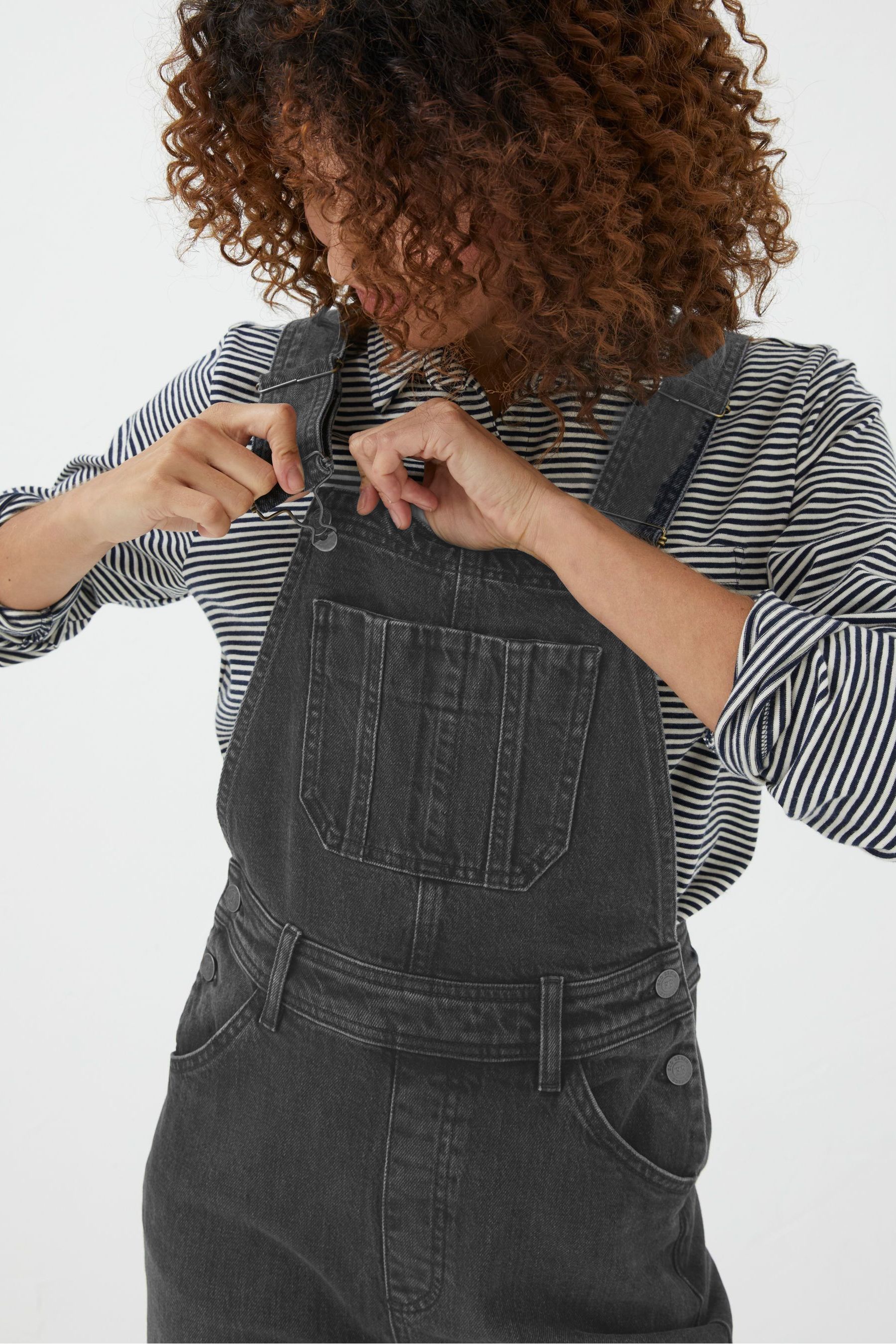 Buy FatFace Black Tetbury Wide Leg Dungarees from Next Luxembourg