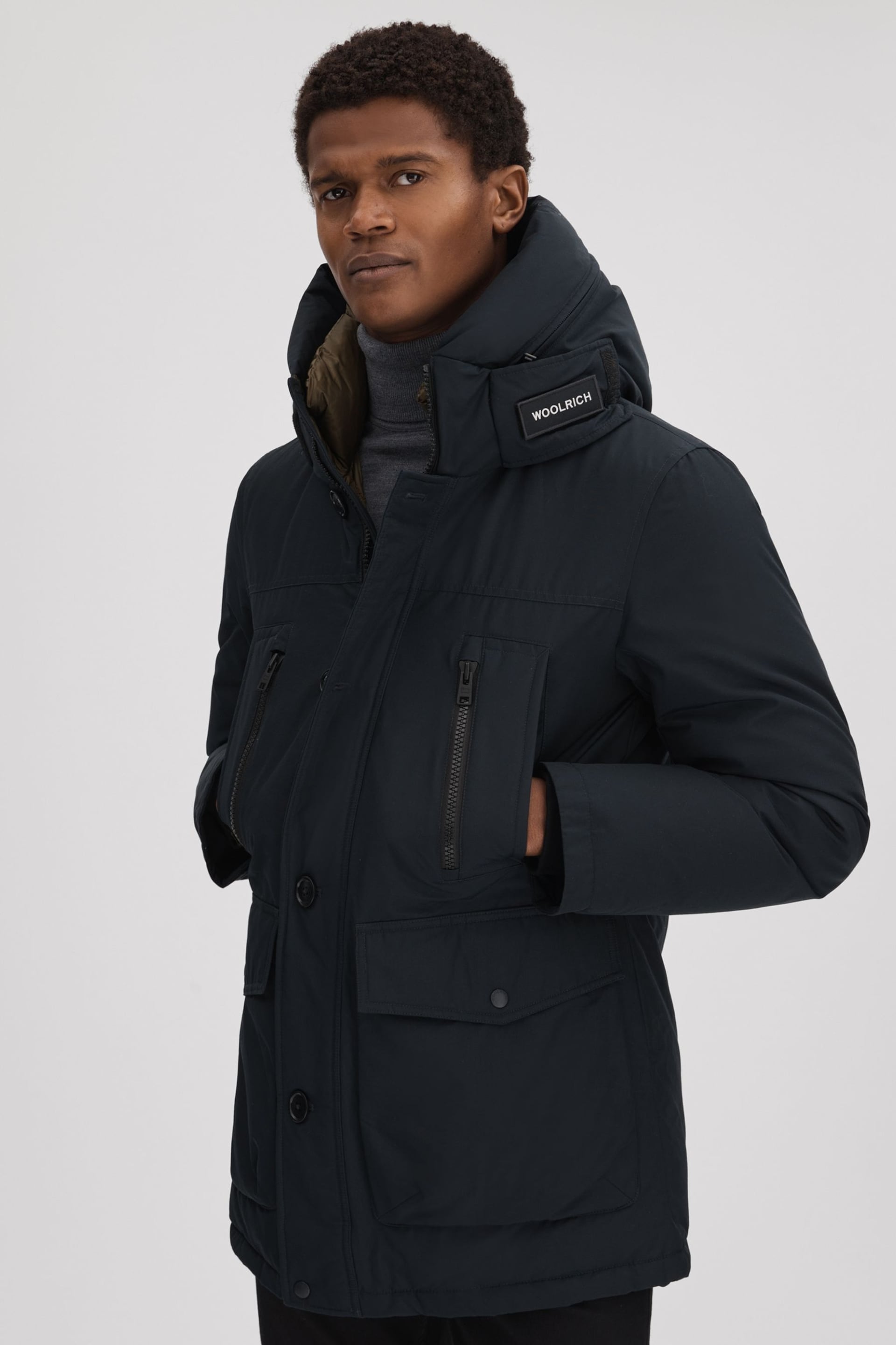 Woolrich Hooded Parka Coat - Image 1 of 8
