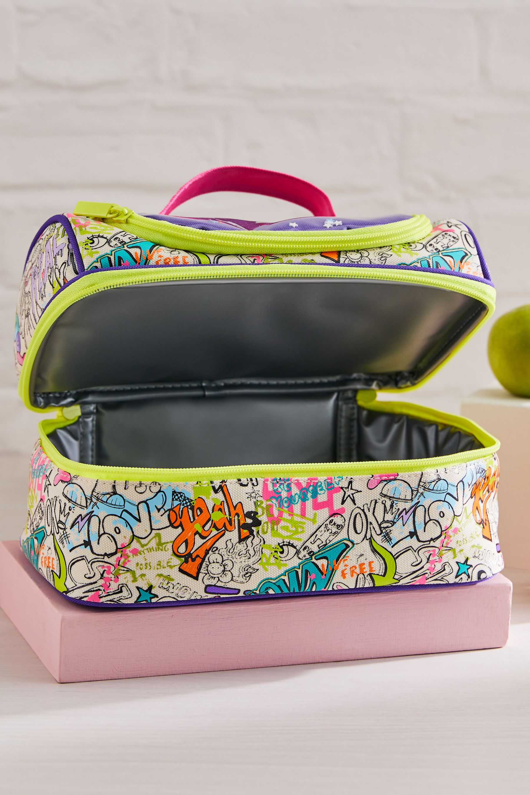 Buy Purple Graffiti Lunch Bag from Next Ukraine