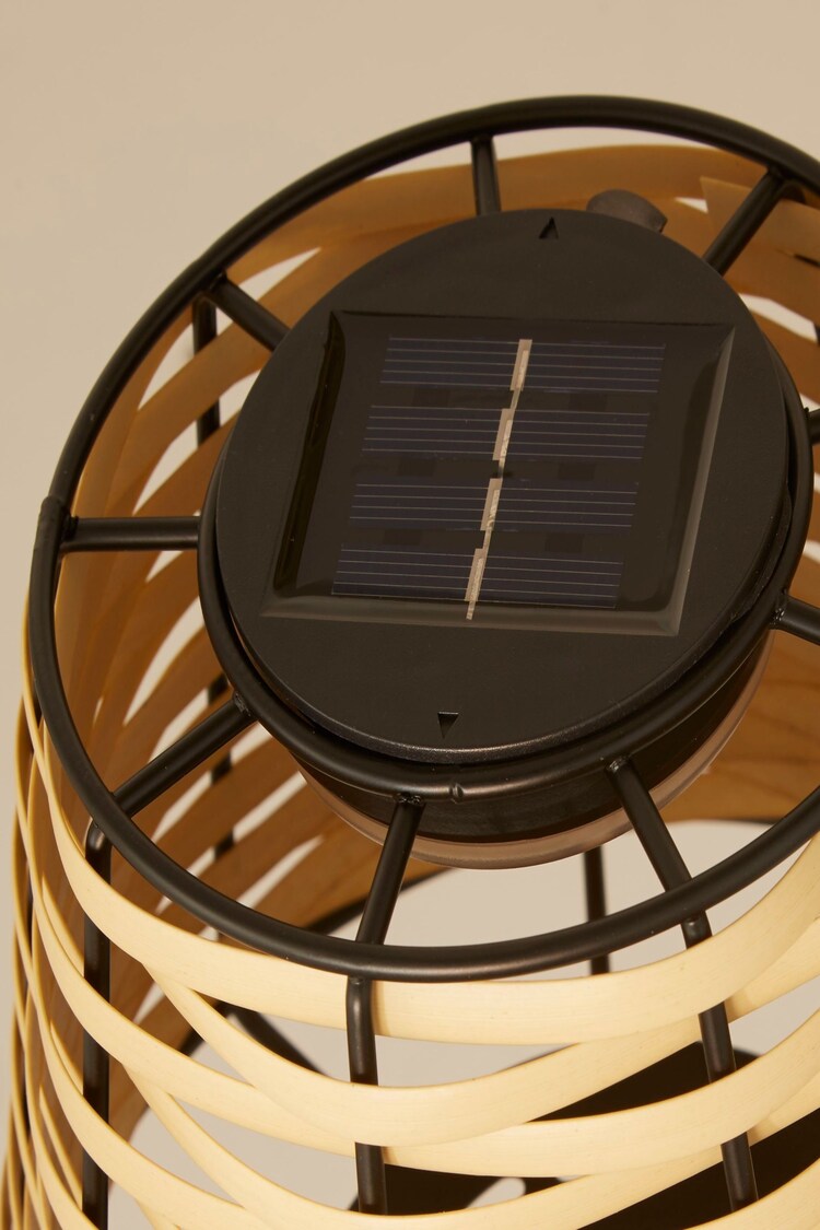 Searchlight Black Dittany Solar Lamp - Image 4 of 4