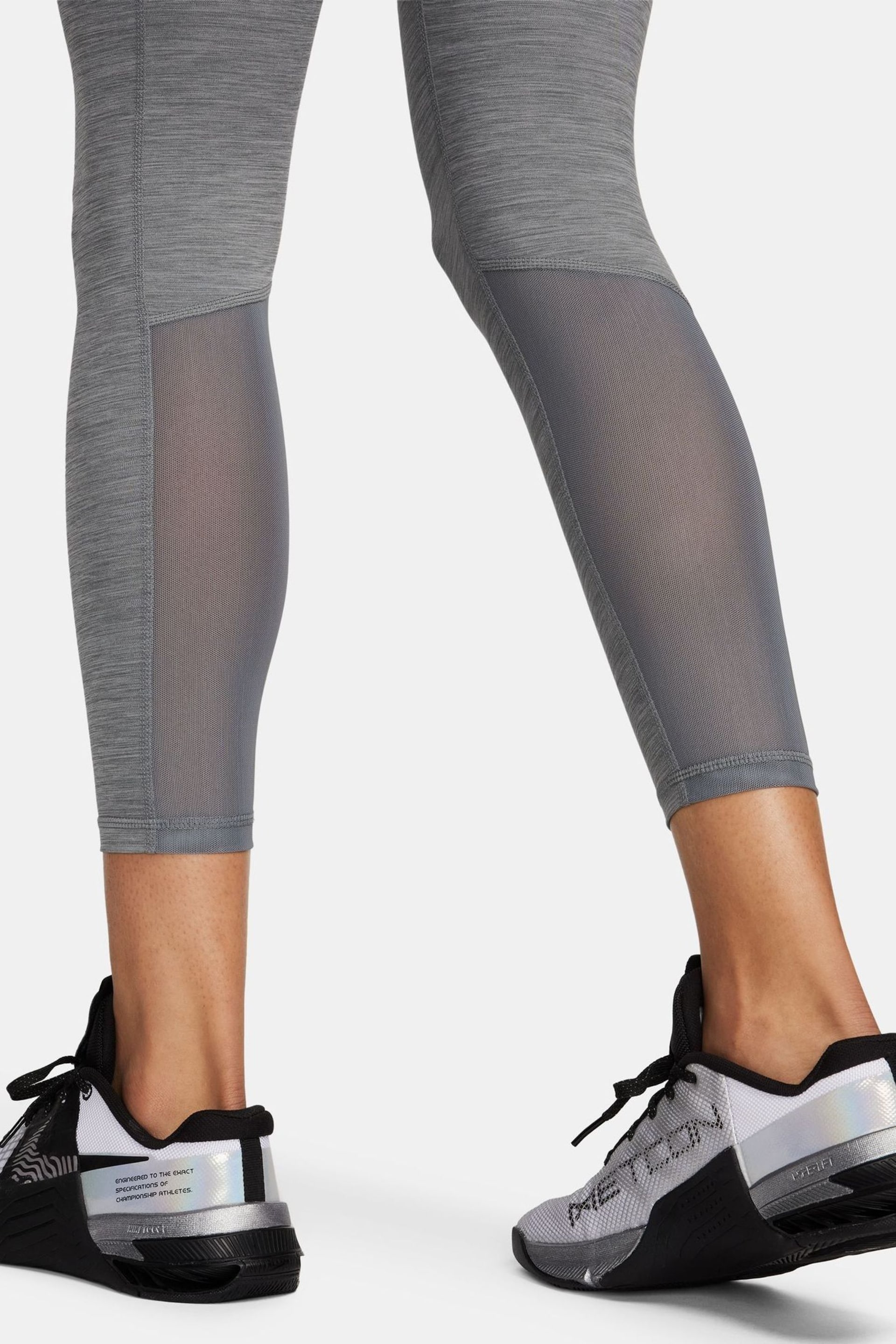 Nike Grey Dri-FIT Pro 365 Mid Rise 7/8 Leggings - Image 5 of 6