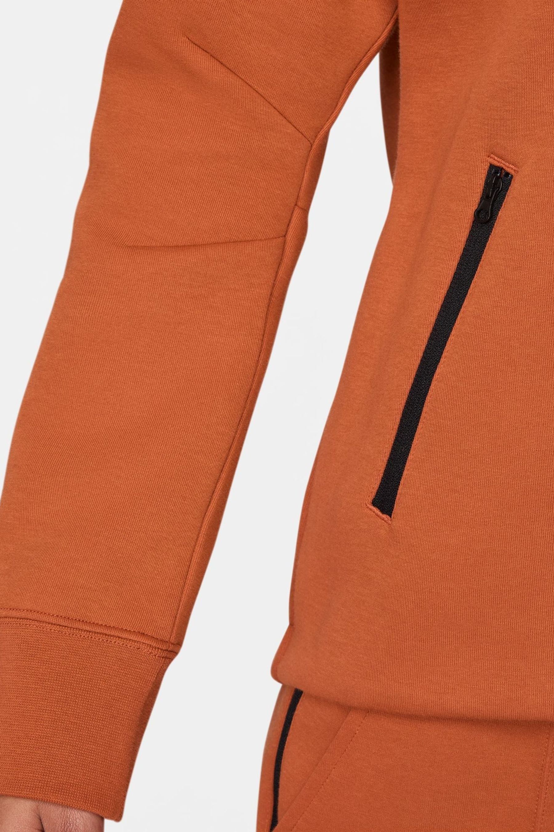 Nike sportswear tech fleece orange online