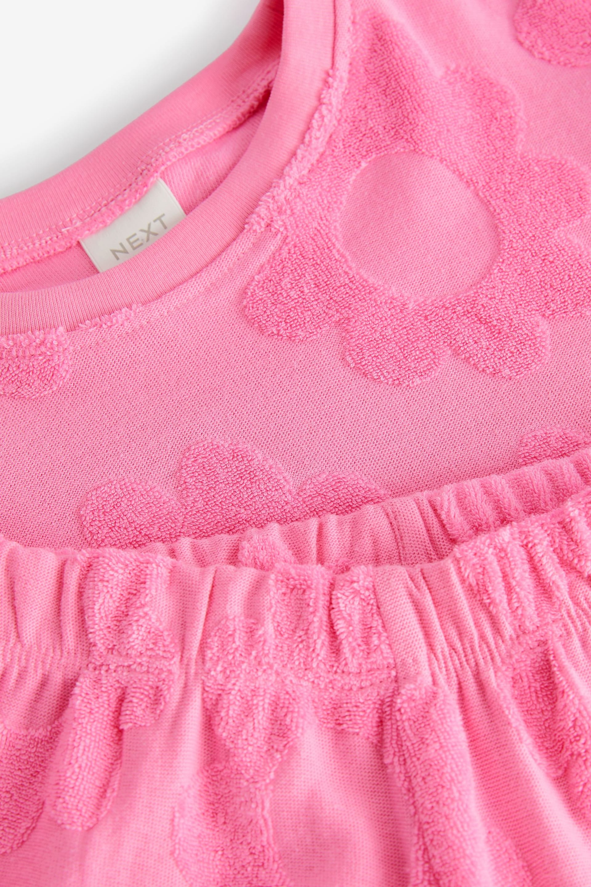 Bright Pink Rainbow Short Sleeve T-Shirt and Shorts Set (3mths-7yrs) - Image 7 of 7