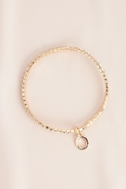 Gold Tone O Initial Bracelet - Image 1 of 4