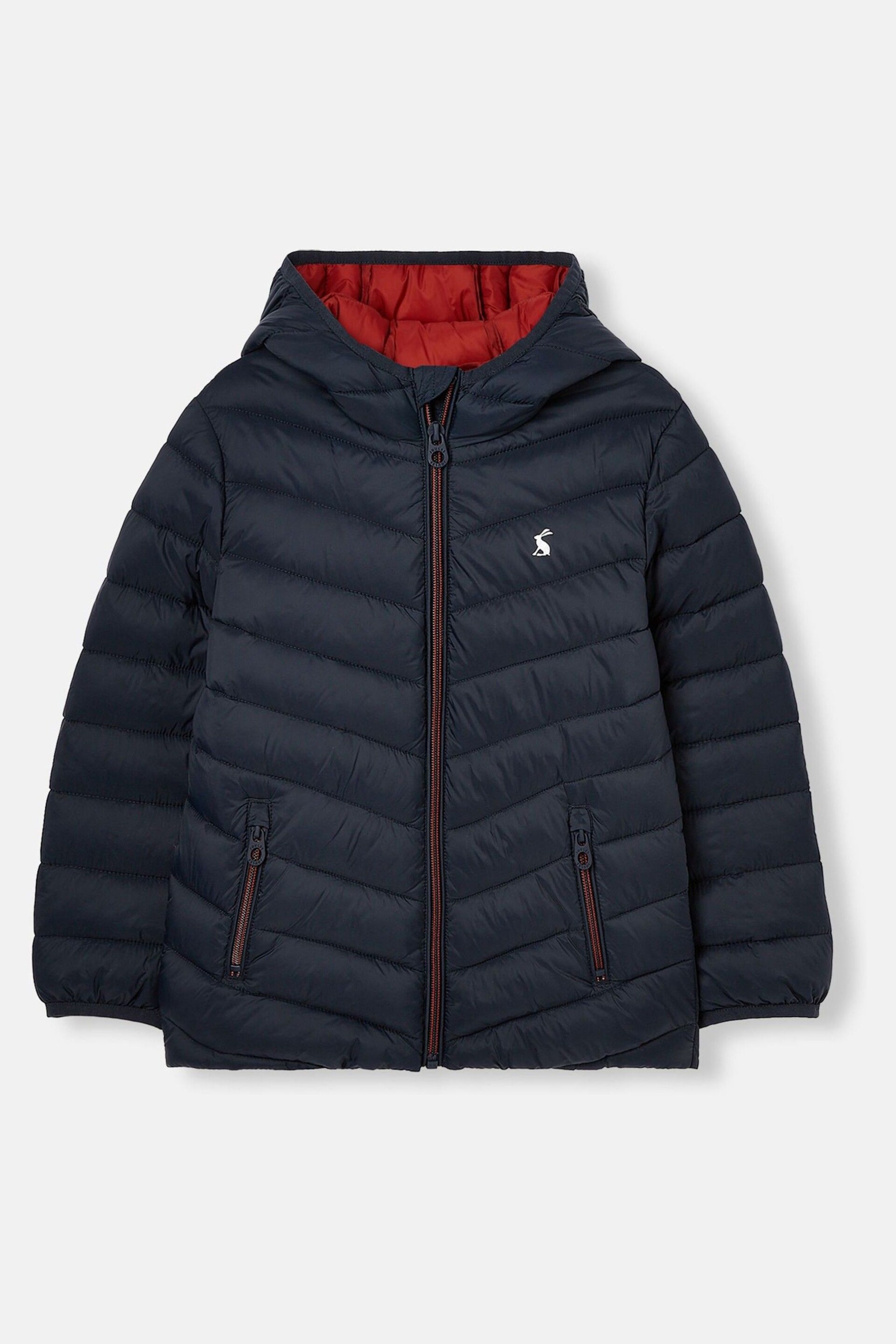 Joules Cairn Navy Blue Showerproof Padded Jacket - Image 1 of 6