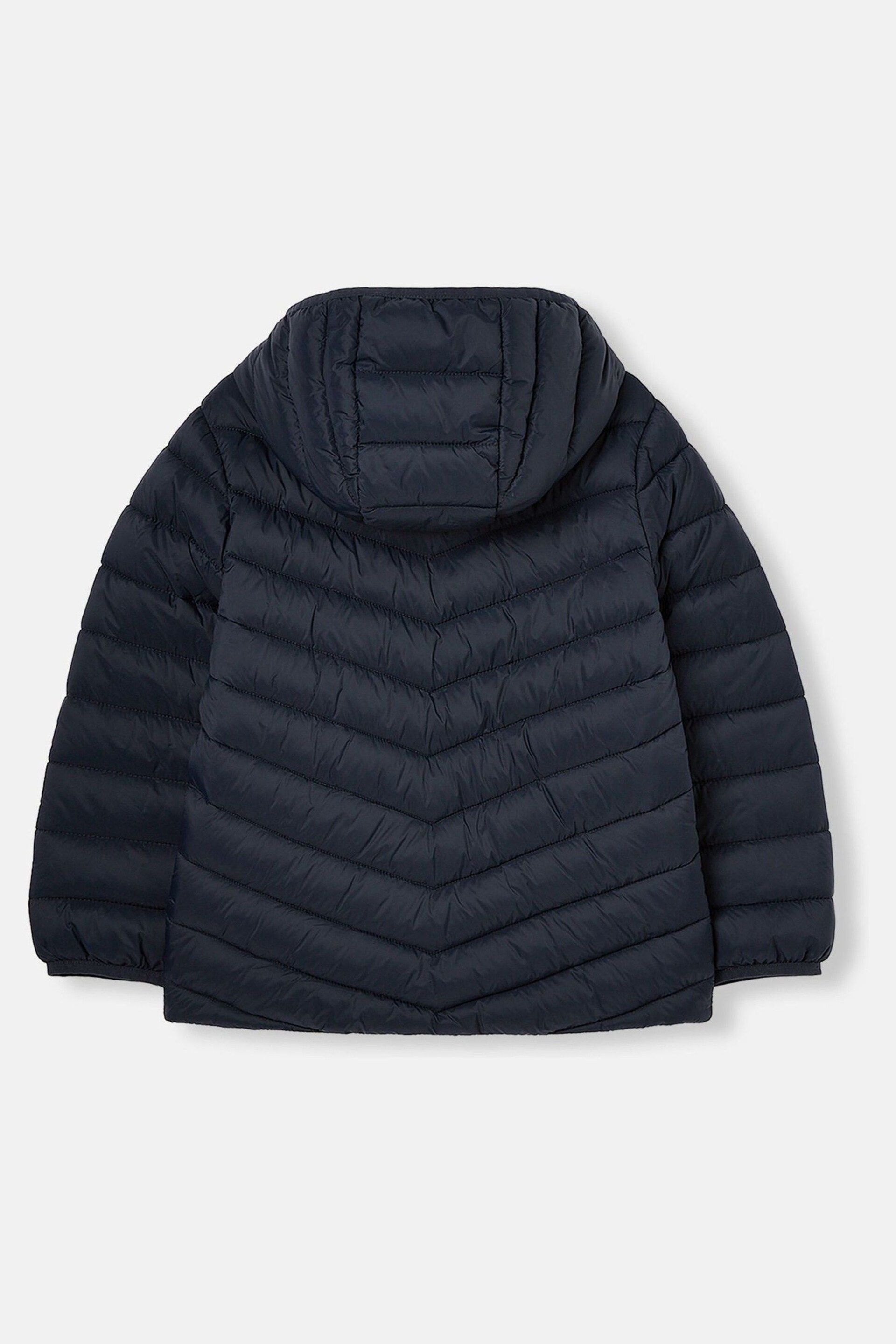 Joules Cairn Navy Blue Showerproof Padded Jacket - Image 3 of 6