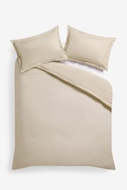 Natural 100% Washed Cotton Duvet Cover and Pillowcase Set - Image 3 of 3