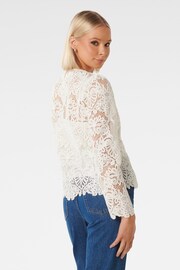 Forever New White Lucille Lace Shell Top - Image 2 of 5