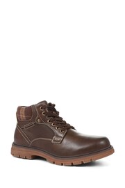 Pavers Wide Fit Ankle Brown Boots - Image 2 of 5