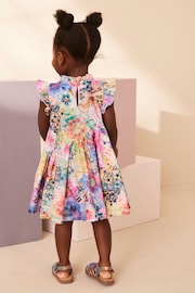 Pink Aysmmetric Dress (3mths-7yrs) - Image 3 of 6