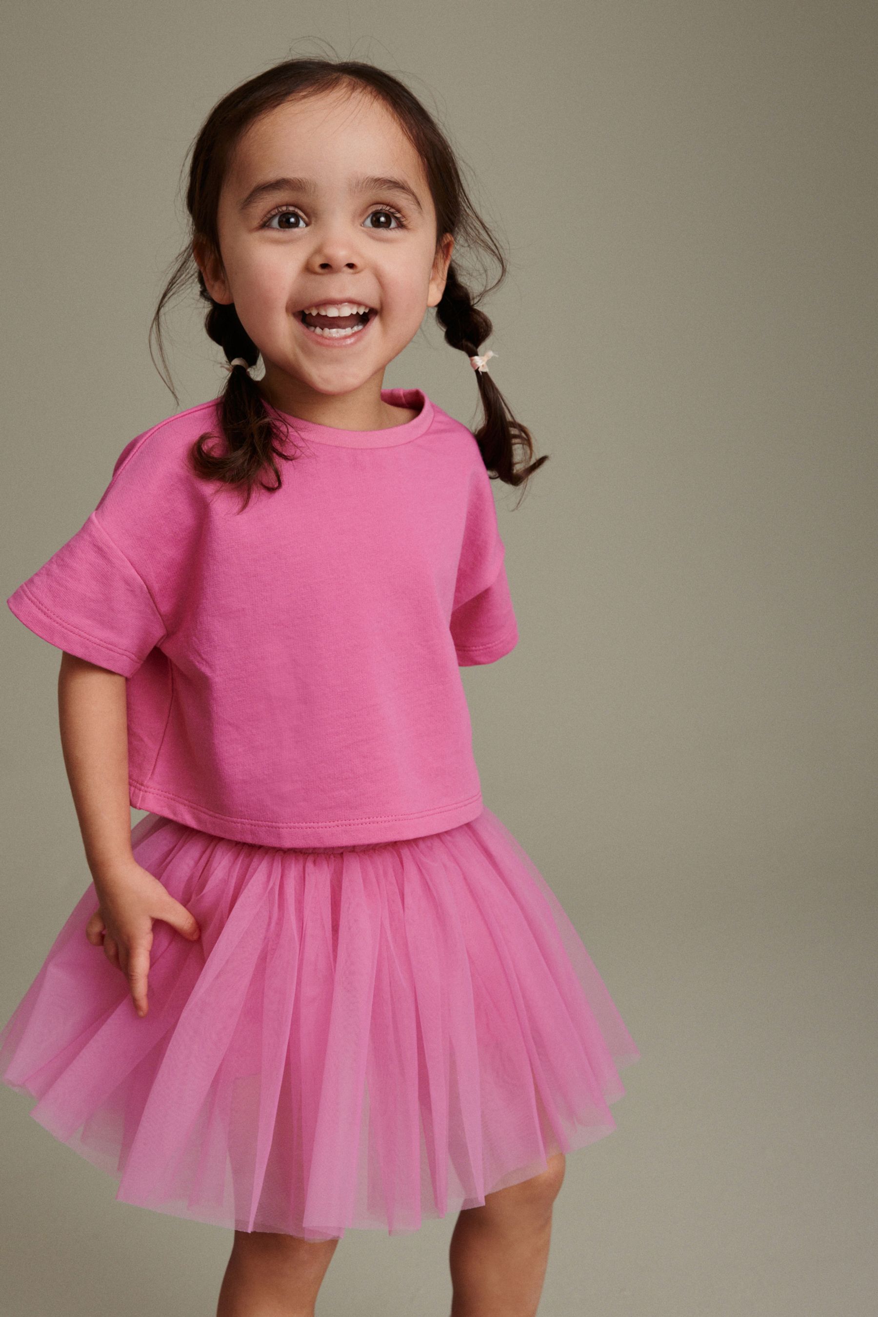 Buy Bright Pink T Shirt and Skirt Set 3mths 7yrs from Next USA