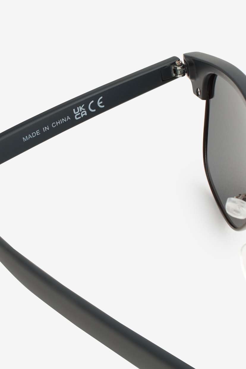 Black & Black Clubmaster Polarised Sunglasses - Image 5 of 5