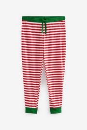 Threadbare Red Cane Cotton Long Sleeve Christmas Pyjama Set - Image 8 of 8