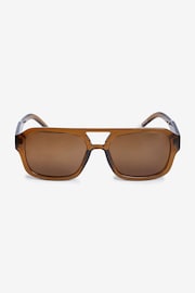 Honey Brown Navigator Polarised Sunglasses - Image 4 of 4
