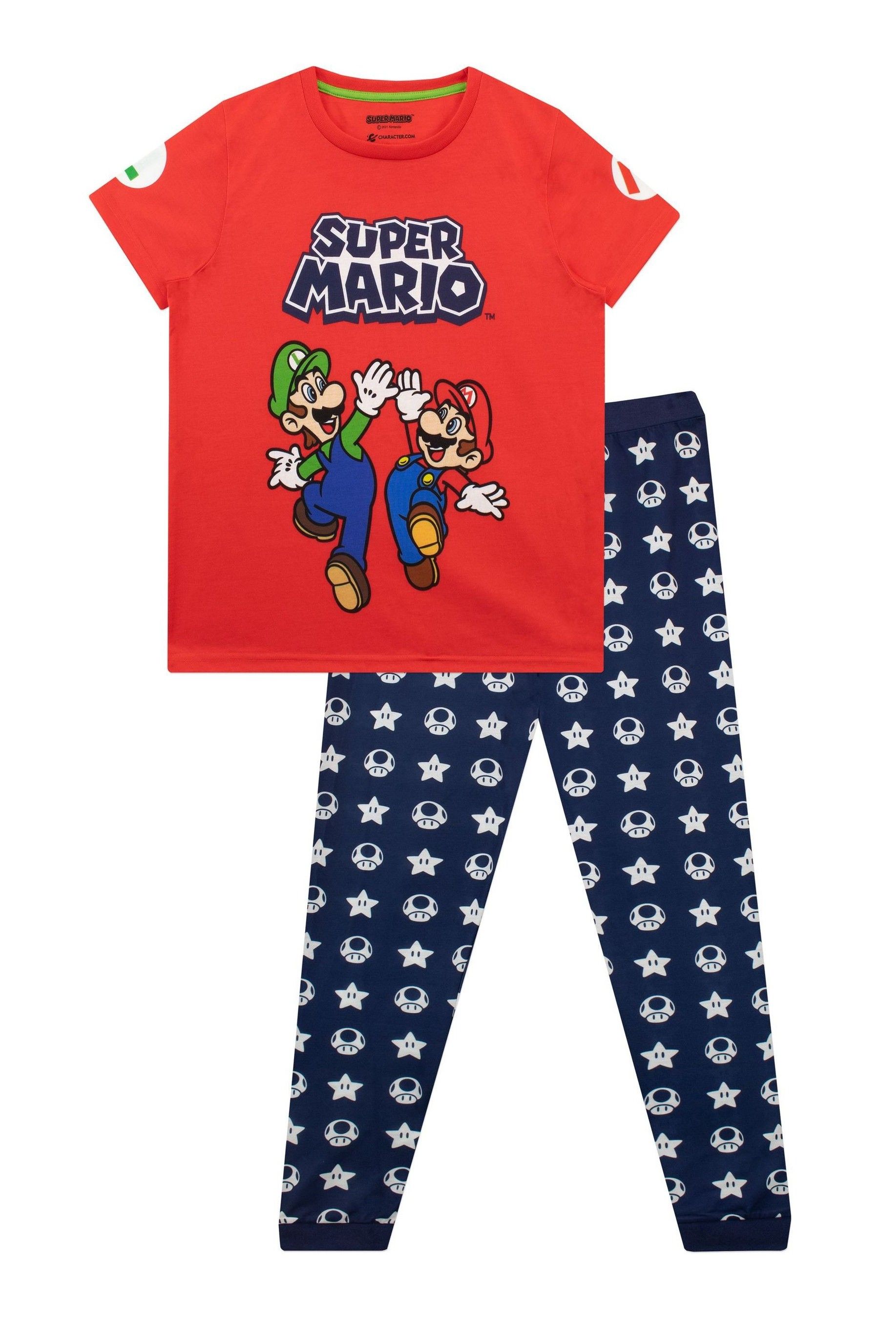 Buy Character Red Super Mario Pyjamas from Next Qatar
