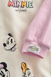Cream Minnie Crew Sweatshirt and Shorts Set (3mths-7yrs) - Image 7 of 7
