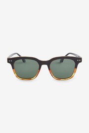 Tortoiseshell Black Flatbrow Polarised Sunglasses - Image 3 of 5