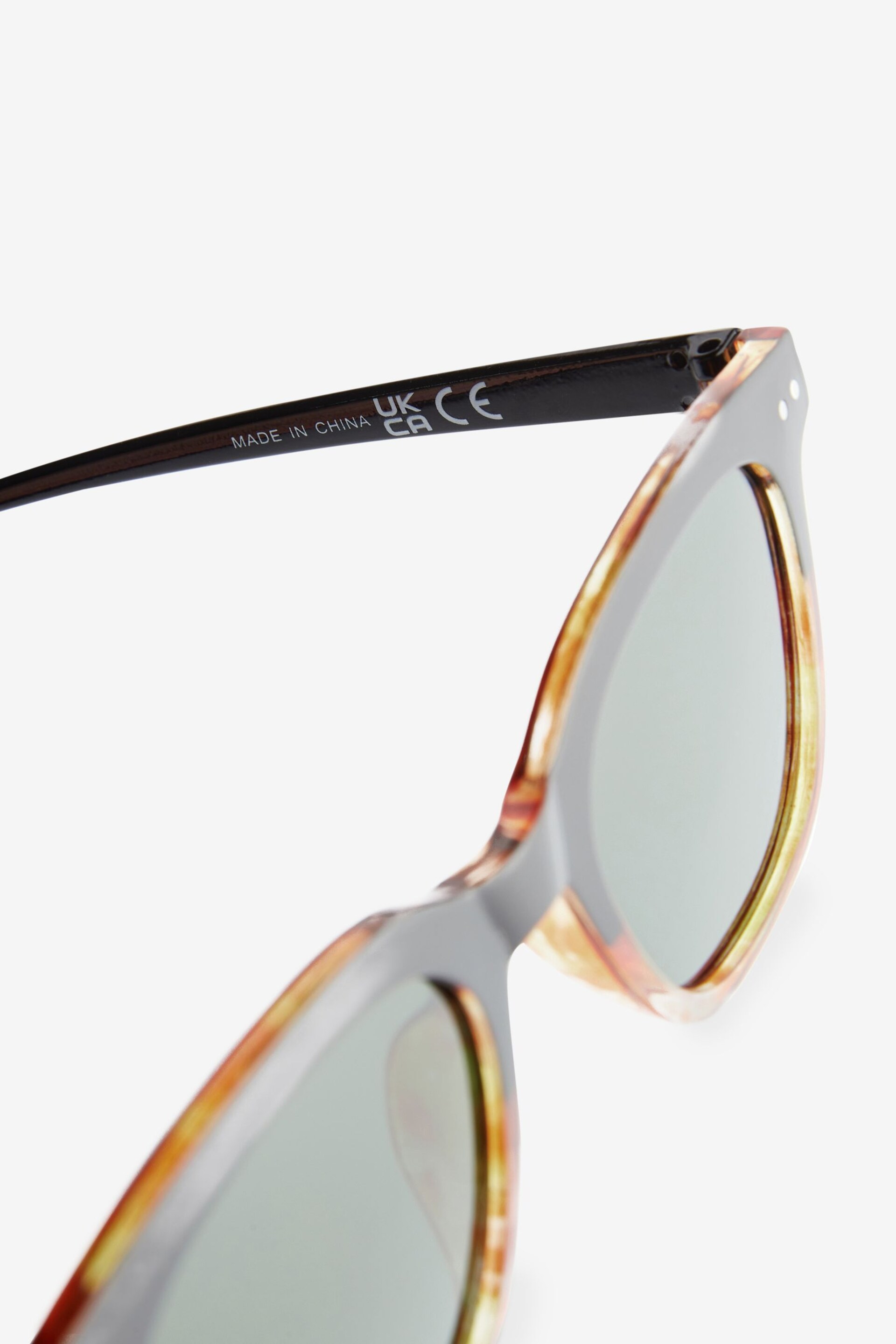 Tortoiseshell Black Flatbrow Polarised Sunglasses - Image 5 of 5