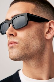 Black Edit Flatbrow Sunglasses - Image 1 of 2