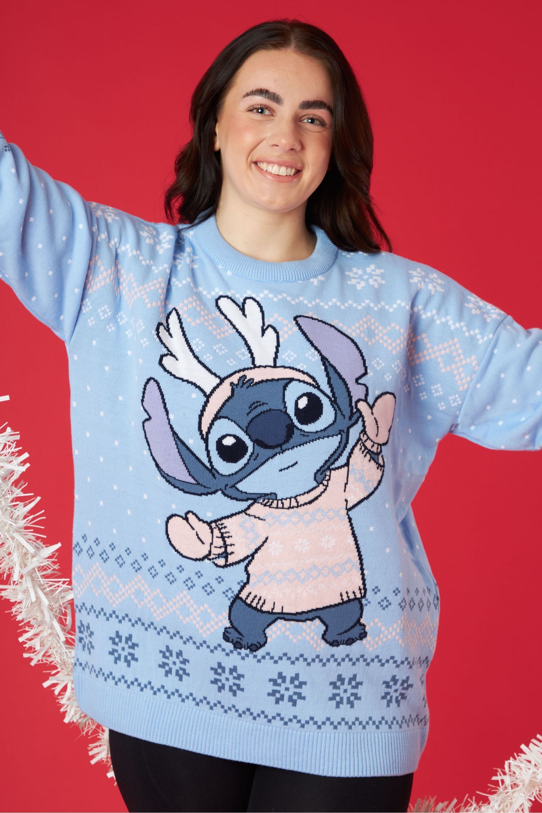 Disney stitch christmas jumper discount