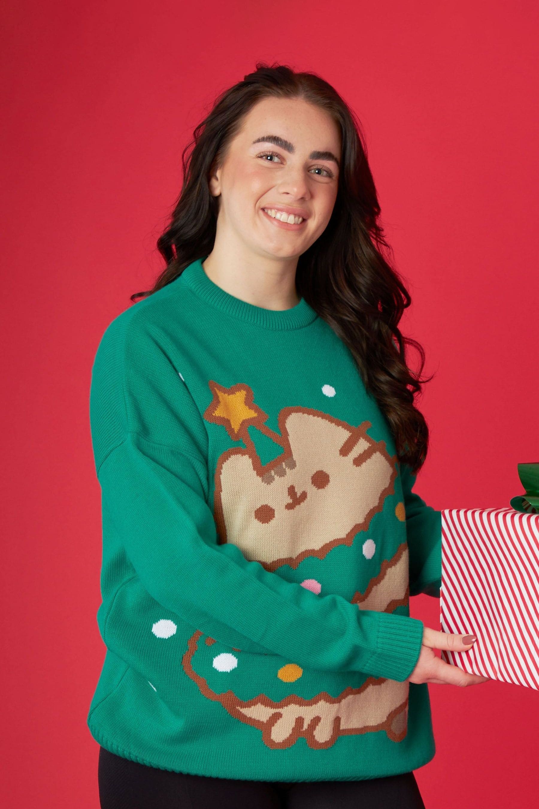 Green christmas jumper ladies online