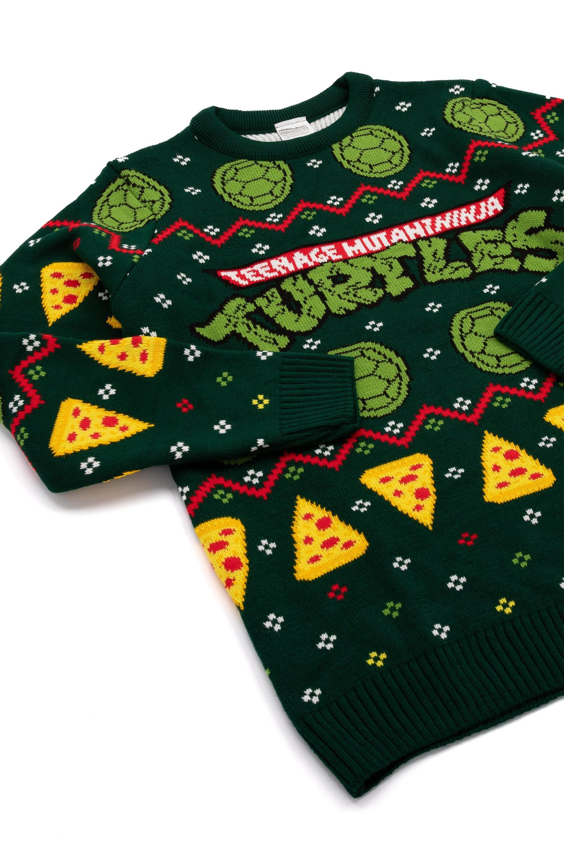 Buy Vanilla Underground Black Ninja Turtles Mens Christmas Jumper from the Next UK online shop