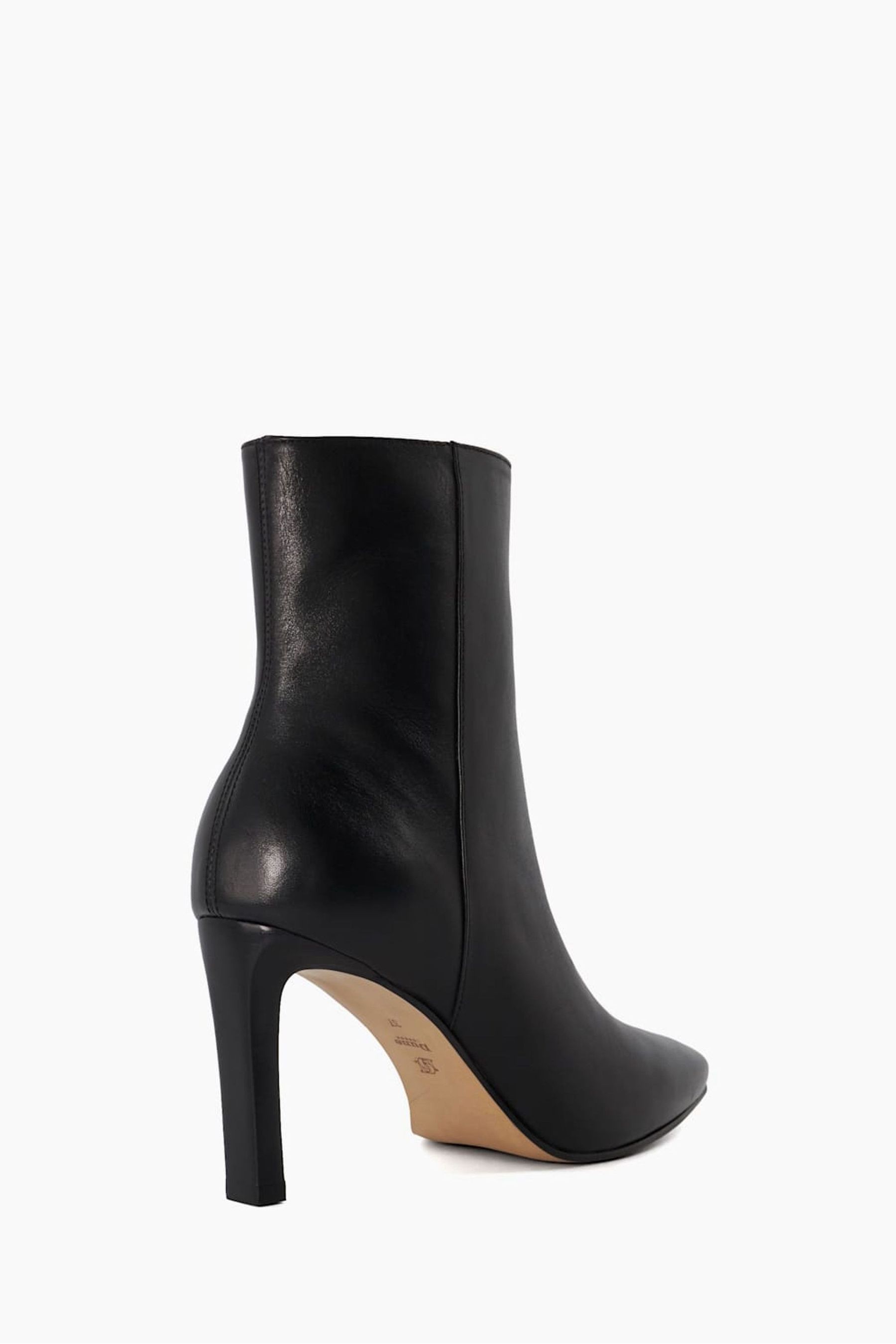 Buy Dune London Black Oxygen Chisel Toe Heeled Ankle Boots from Next Luxembourg