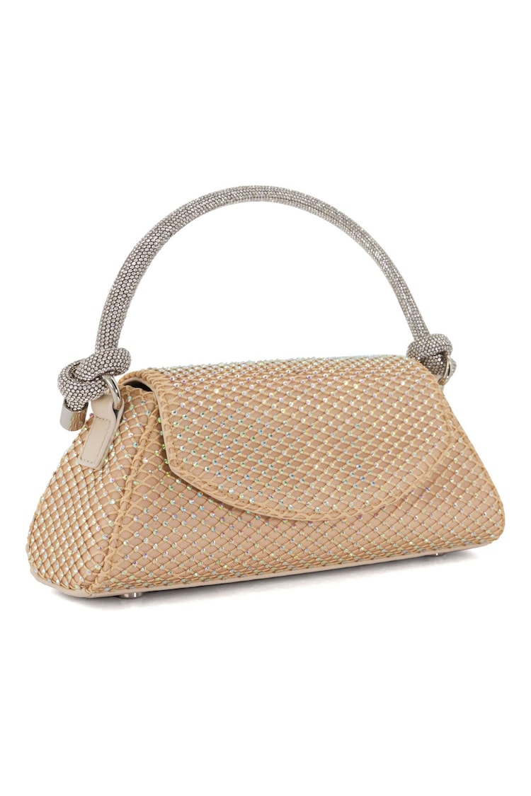 Dune London Nude Brynleys Embellished Top Handle Bag - Image 3 of 3