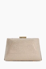Dune London Gold Bellaire Diamanté Hard Case Clutch Bag - Image 4 of 6