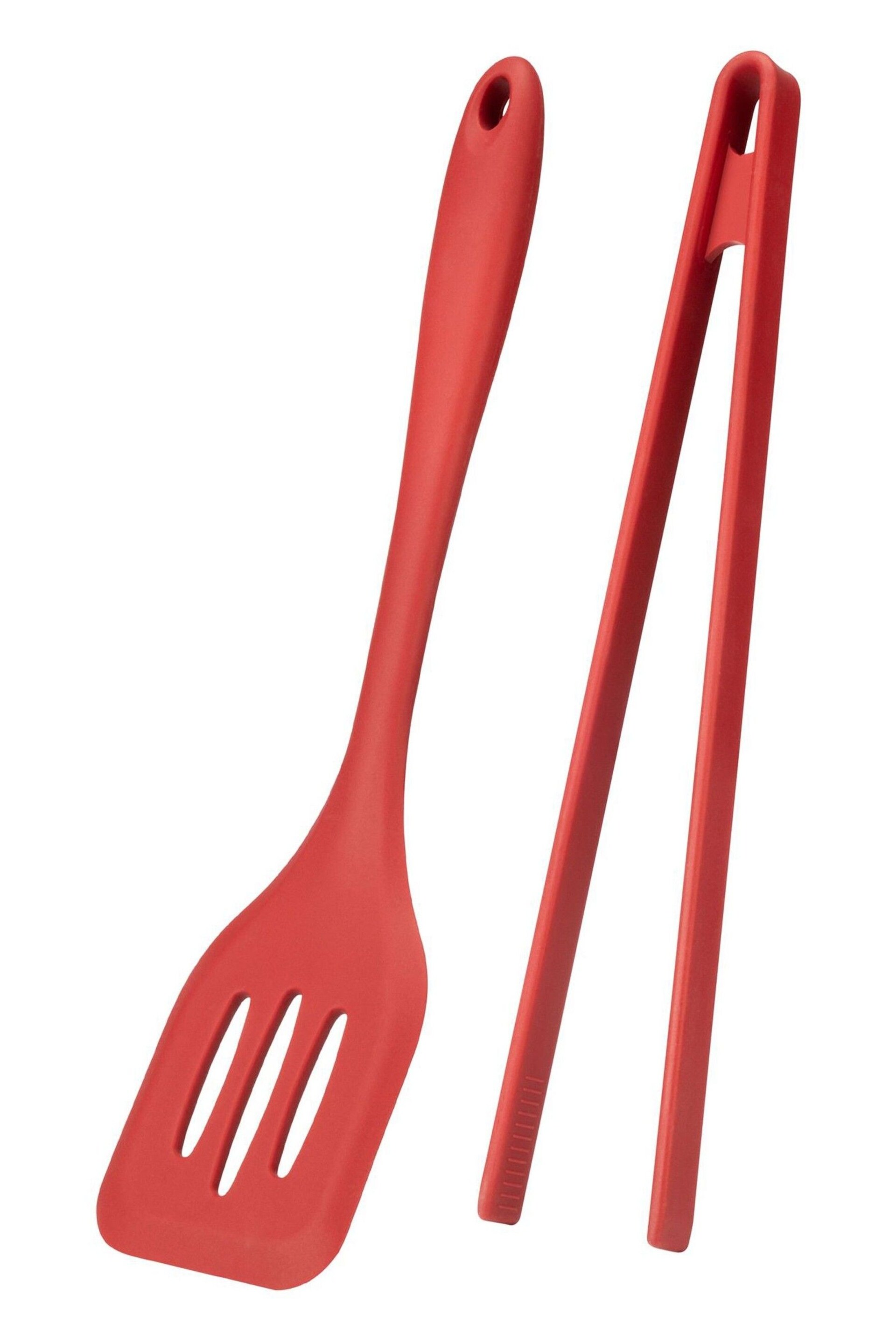 Fusion Red Utensils Set of 5 - Image 4 of 4