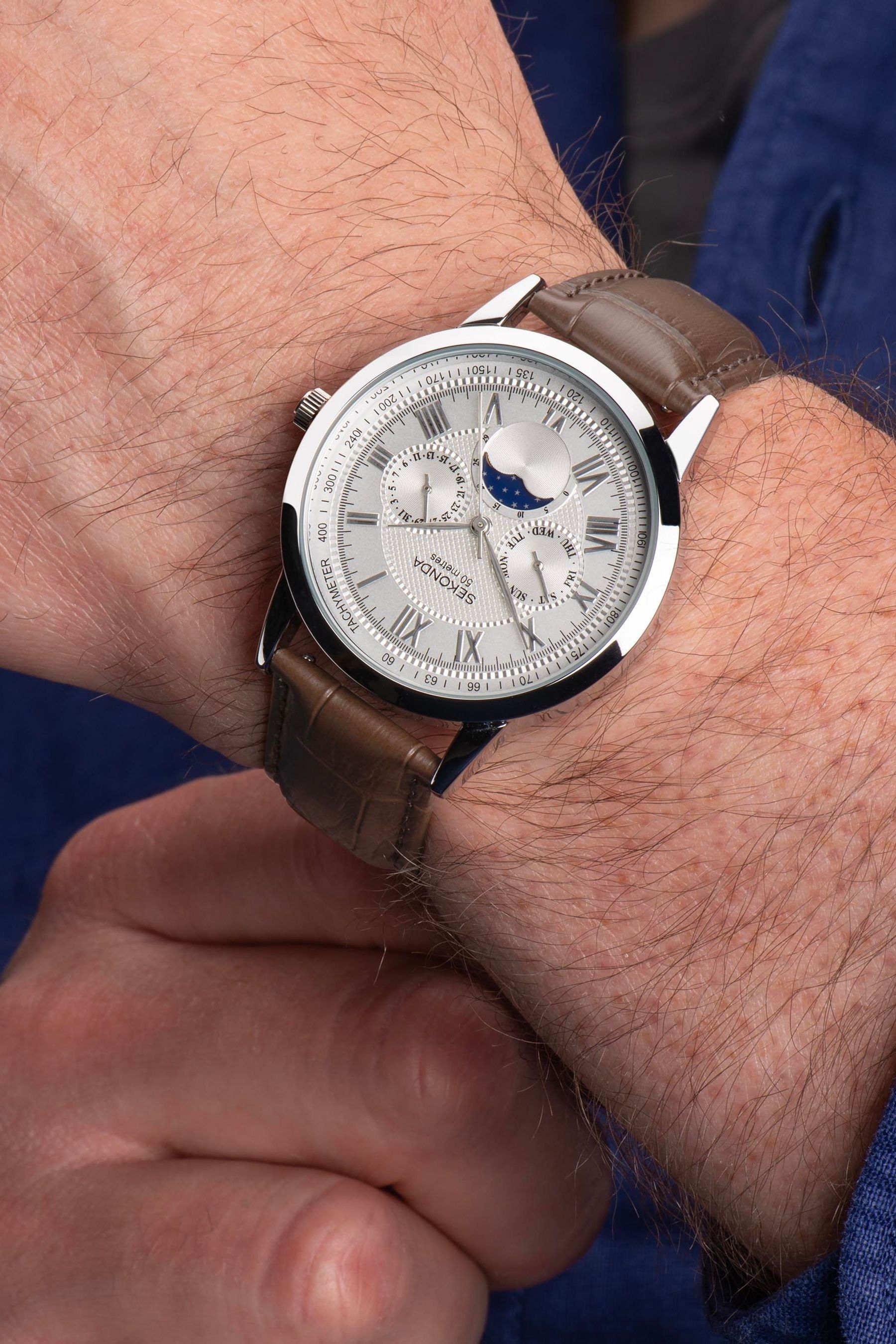 Sekonda moonphase watch store