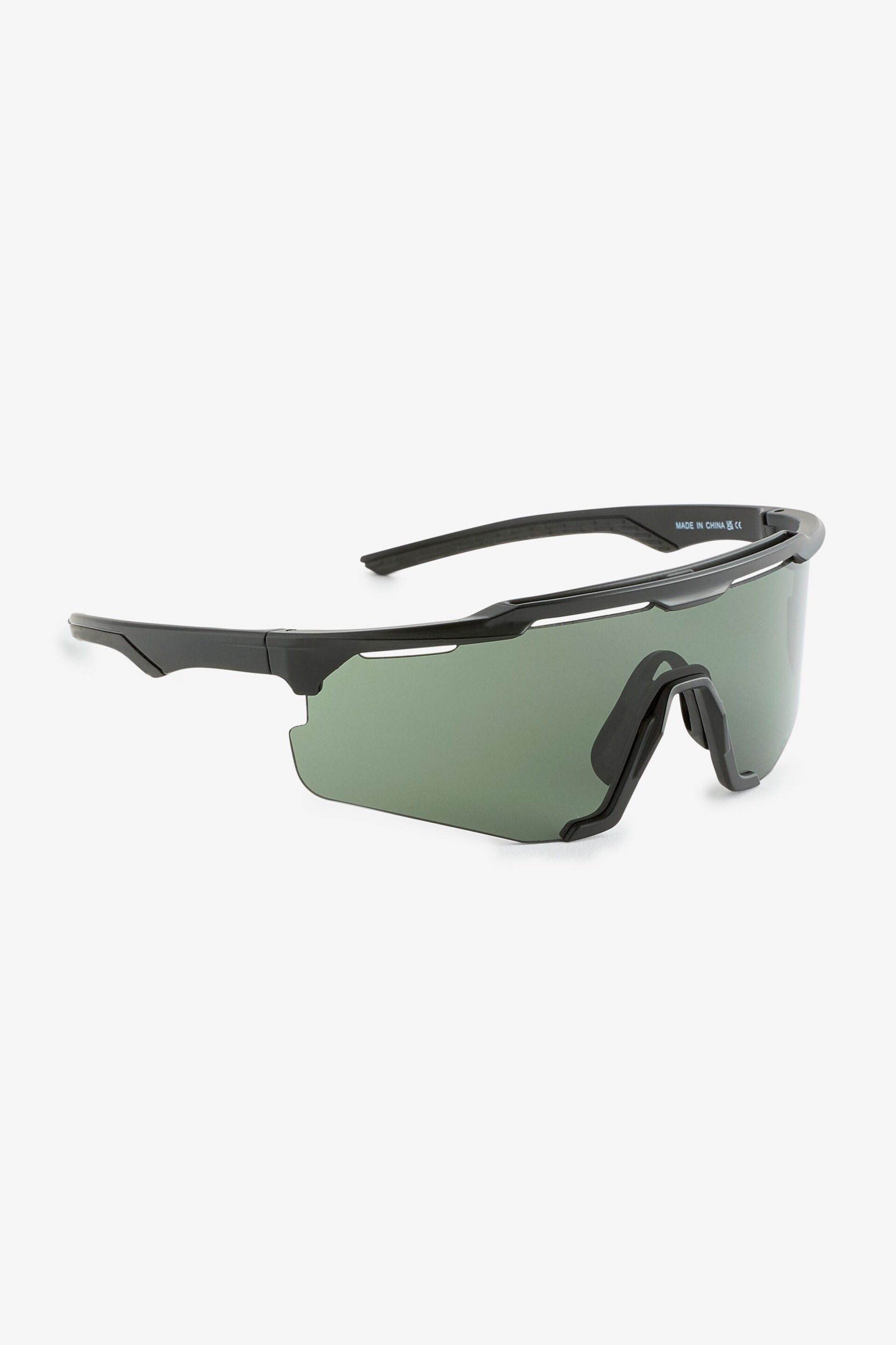 Black Sport Visor Sunglasses - Image 4 of 4