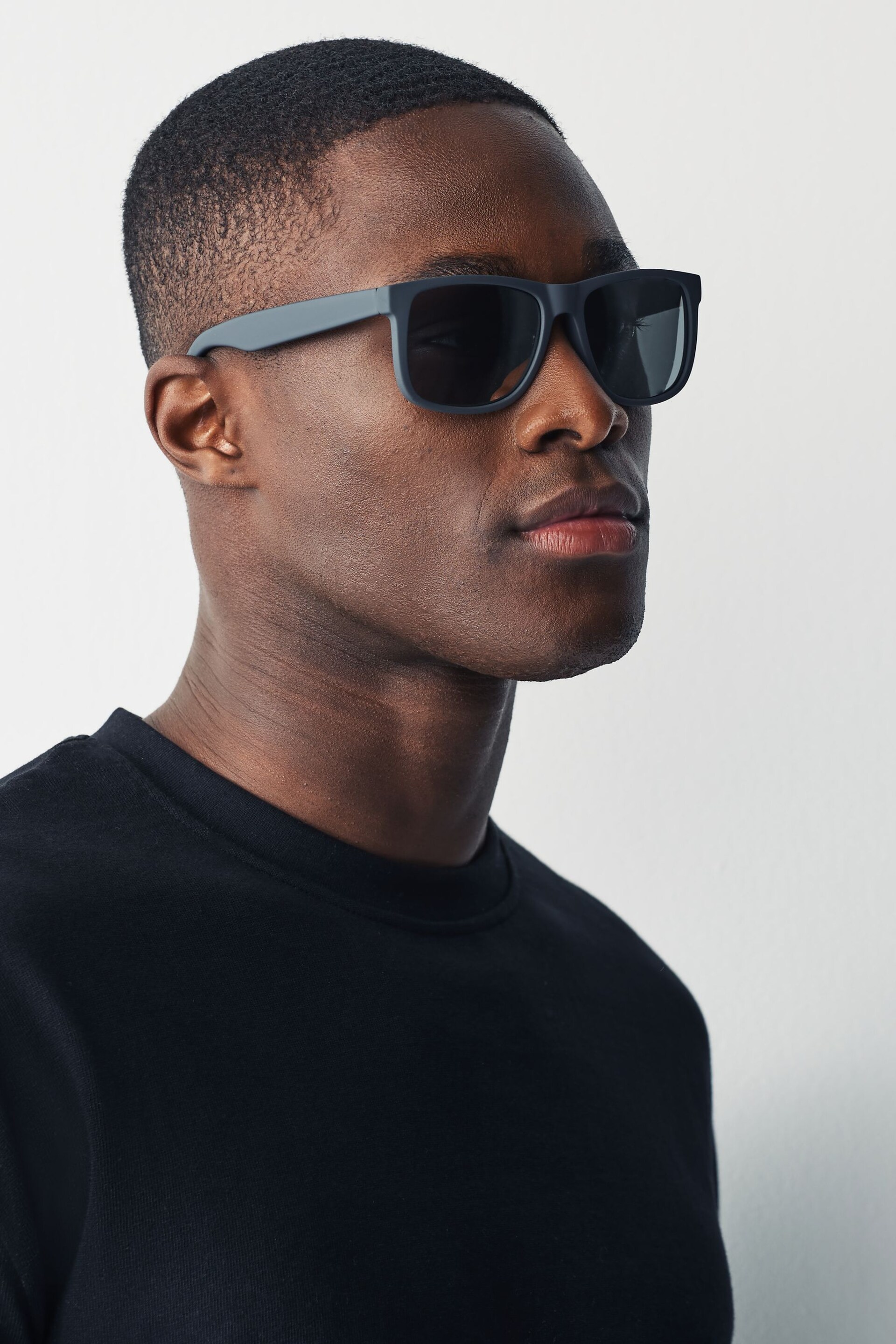 Grey Mirror Wayfarer Polarised Sunglasses - Image 1 of 5