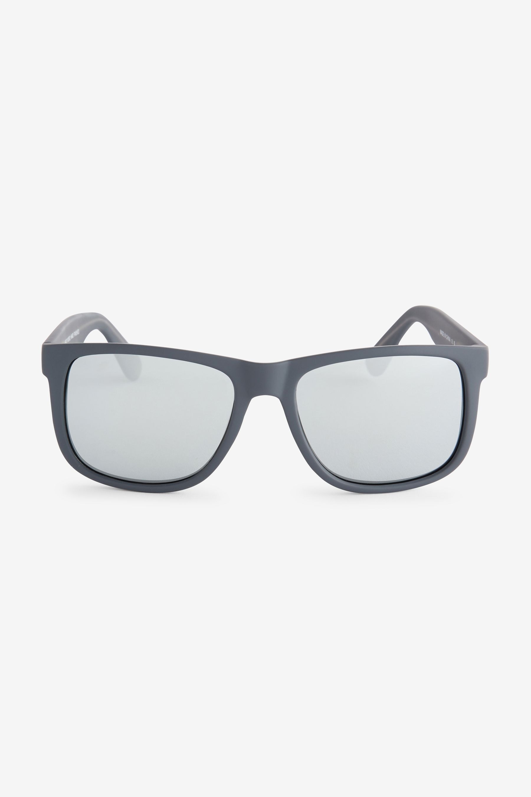Buy Grey Mirror Wayfarer Polarised Sunglasses from the Next UK online shop