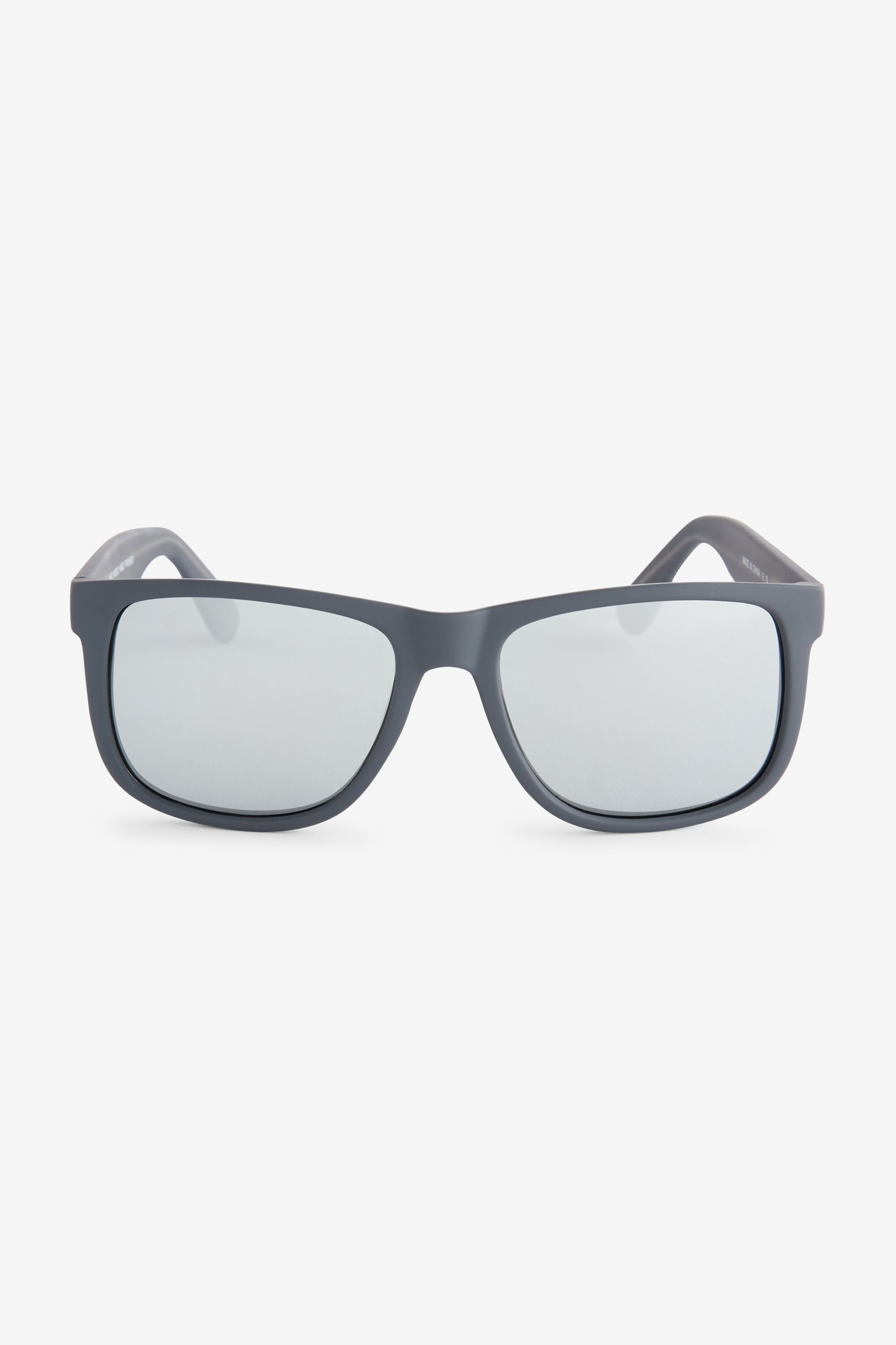 Grey Mirror Wayfarer Polarised Sunglasses - Image 3 of 5