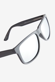 Grey Mirror Wayfarer Polarised Sunglasses - Image 4 of 5