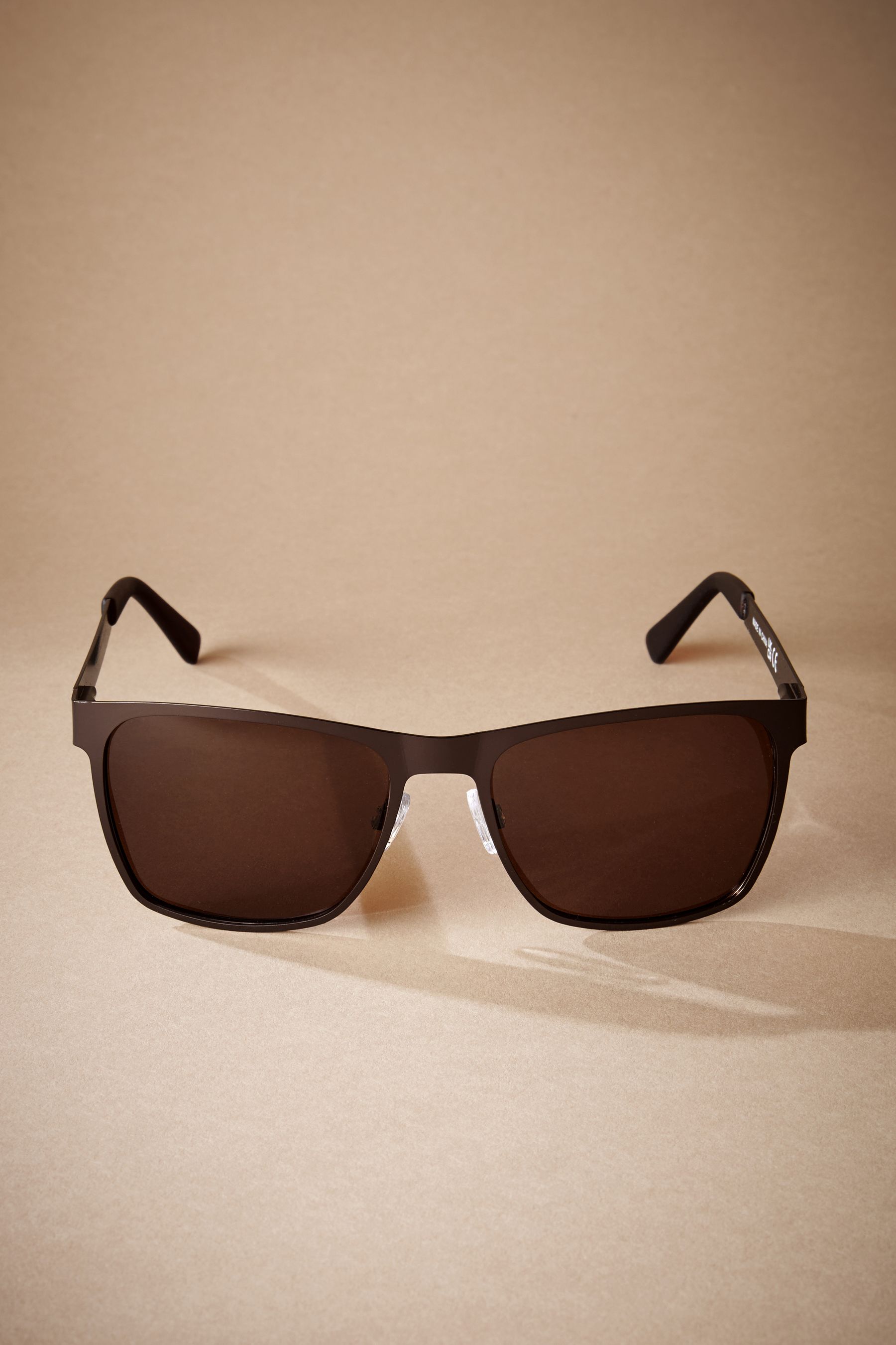 Buy Brown Signature Polarised Wayfarer Sunglasses from the Next UK online shop