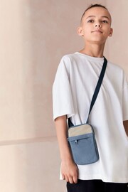 Blue Stone Colourblock Mobile Phone Bag - Image 1 of 8