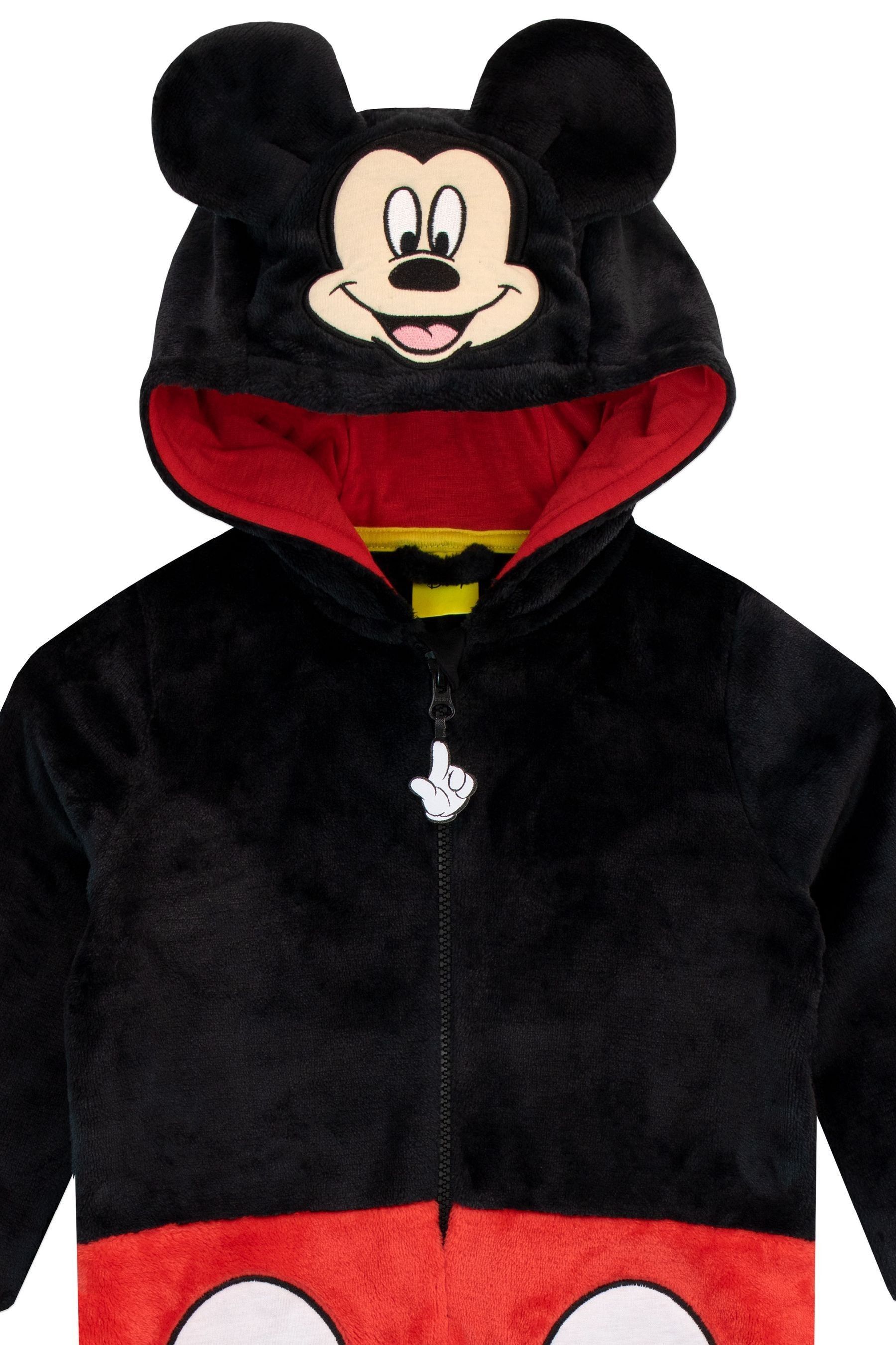 Character Black Mickey Mouse Mickey Mouse Fleece All in One
