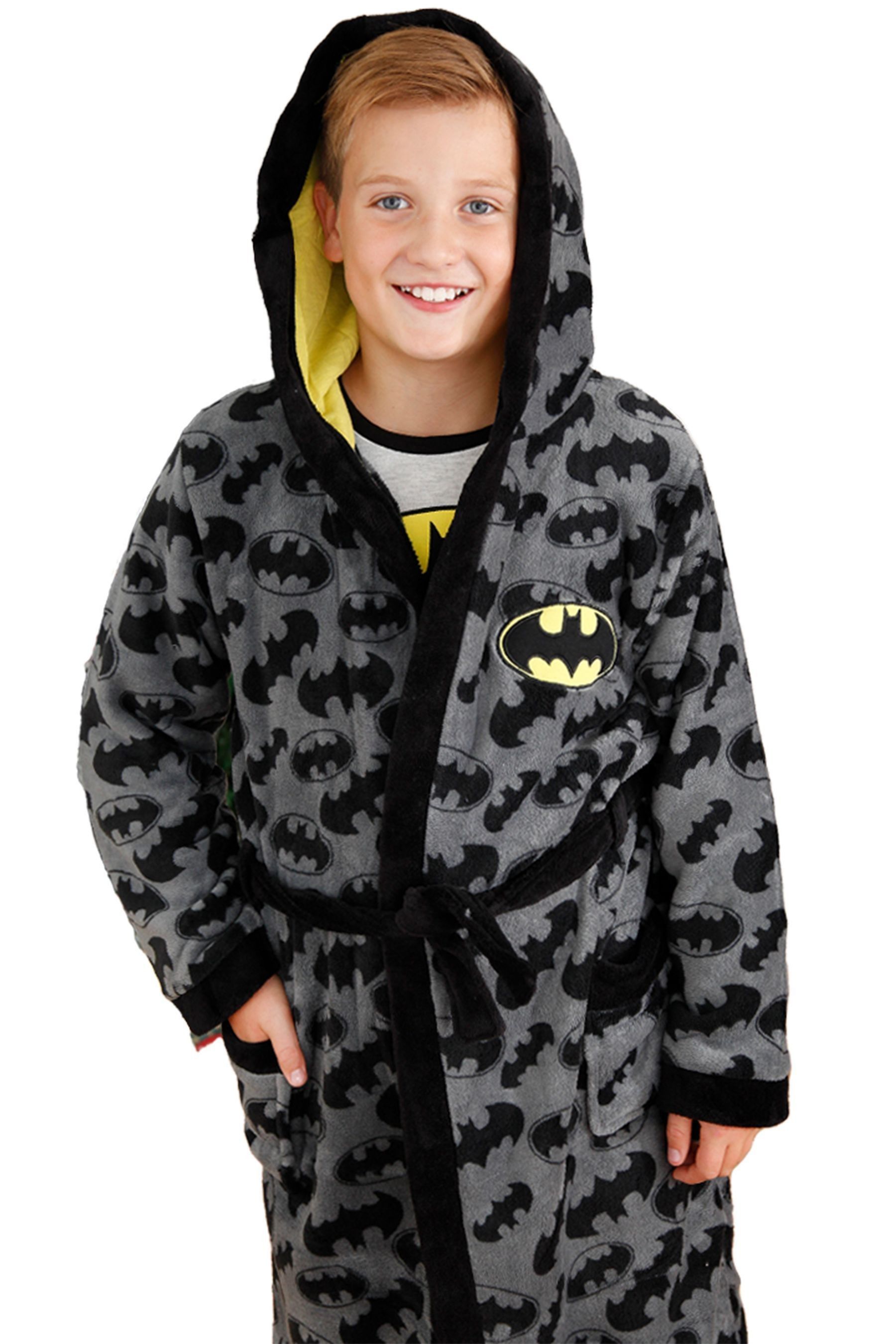 Buy Character Grey Batman Dressing Gown from the Next UK online shop