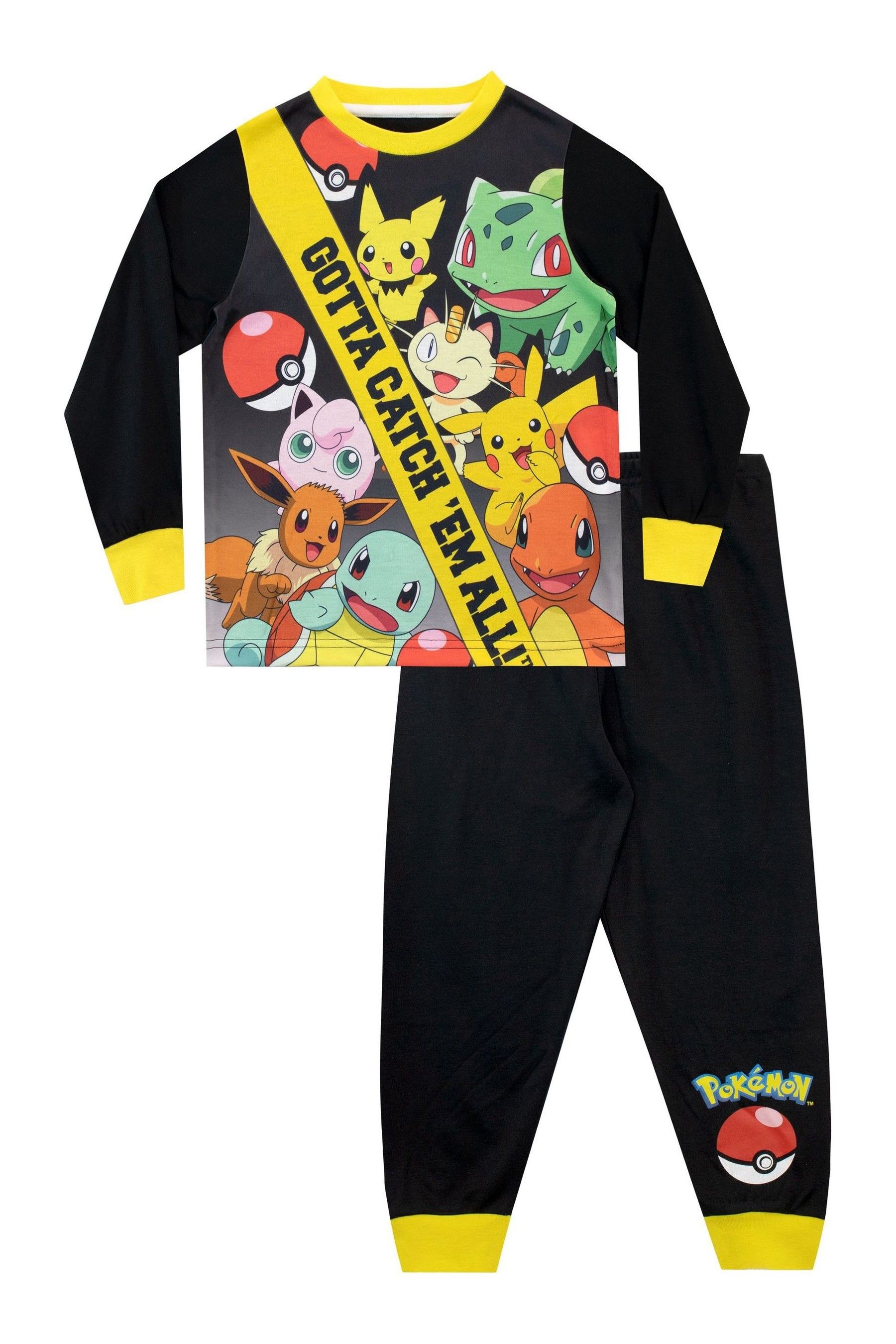Buy Character Black Pokemon Pyjamas from the Next UK online shop