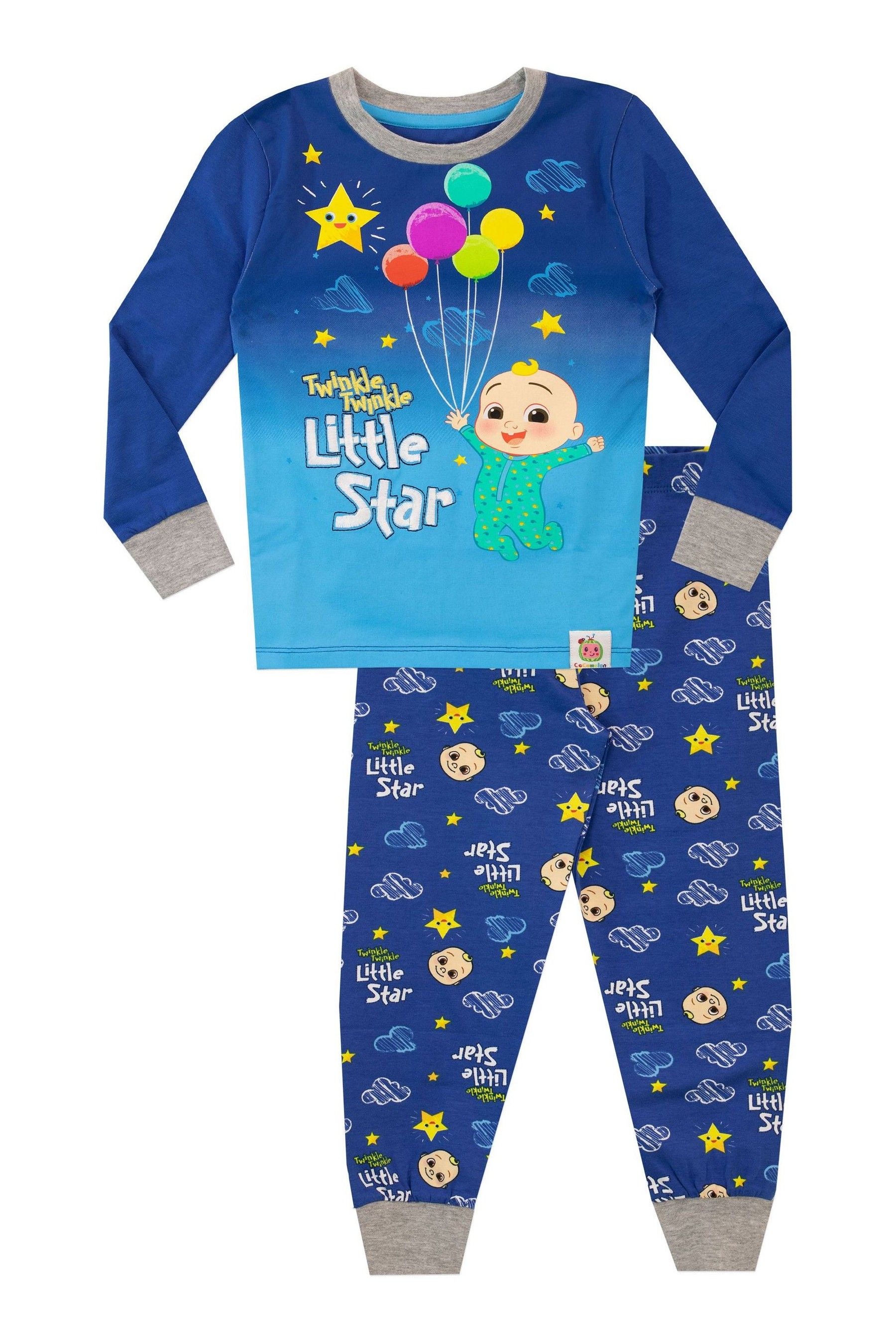 Buy Character Blue Cocomelon Boys CoComelon Snuggle Fit Pyjamas from the Next UK online shop