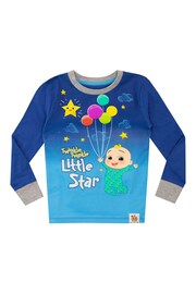 Character Blue Cocomelon Boys CoComelon Snuggle Fit Pyjamas - Image 2 of 3